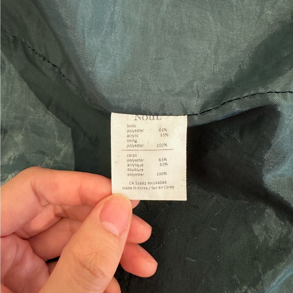 Noul green coat with scarf - Picture 6 of 7